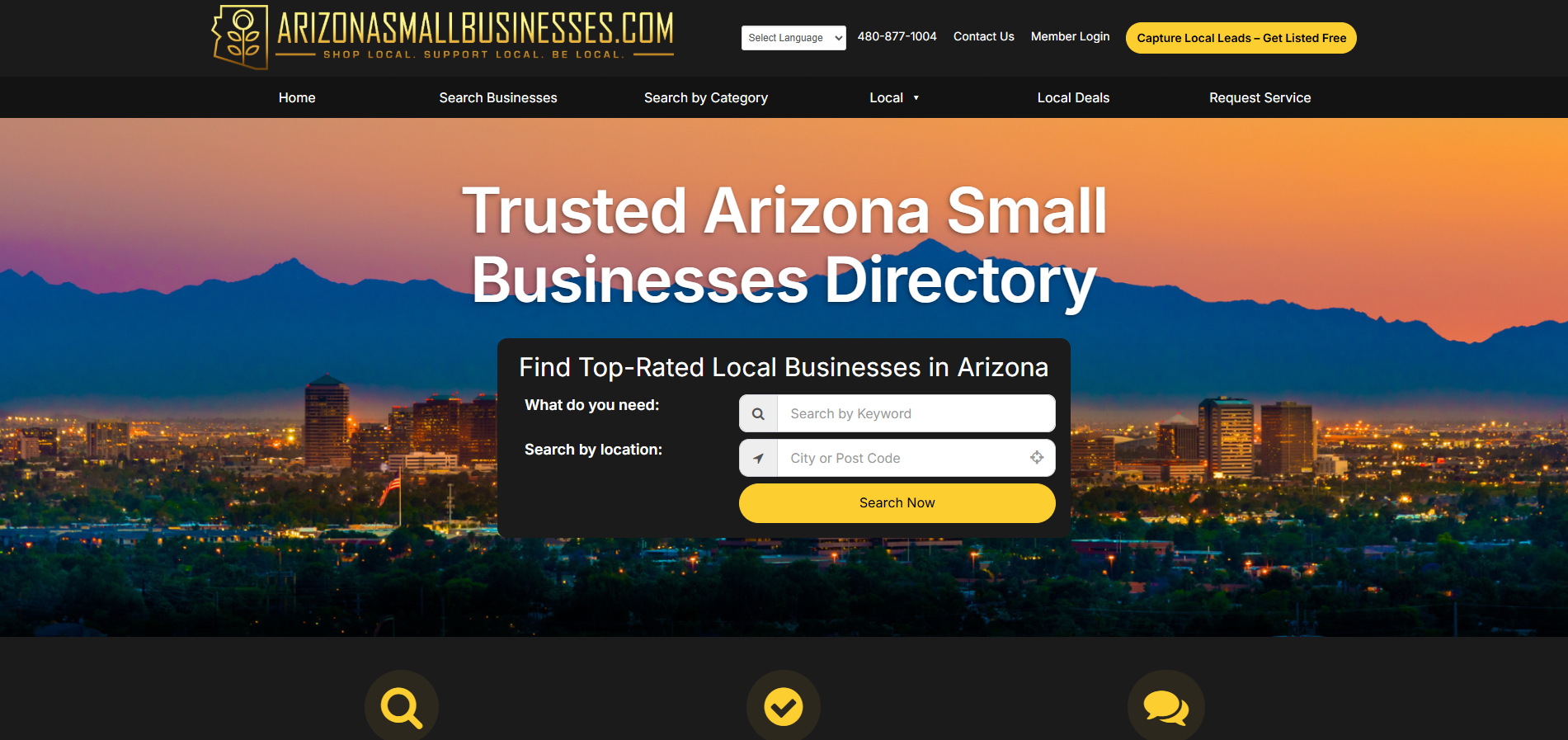Arizona Small Businesses website screenshot